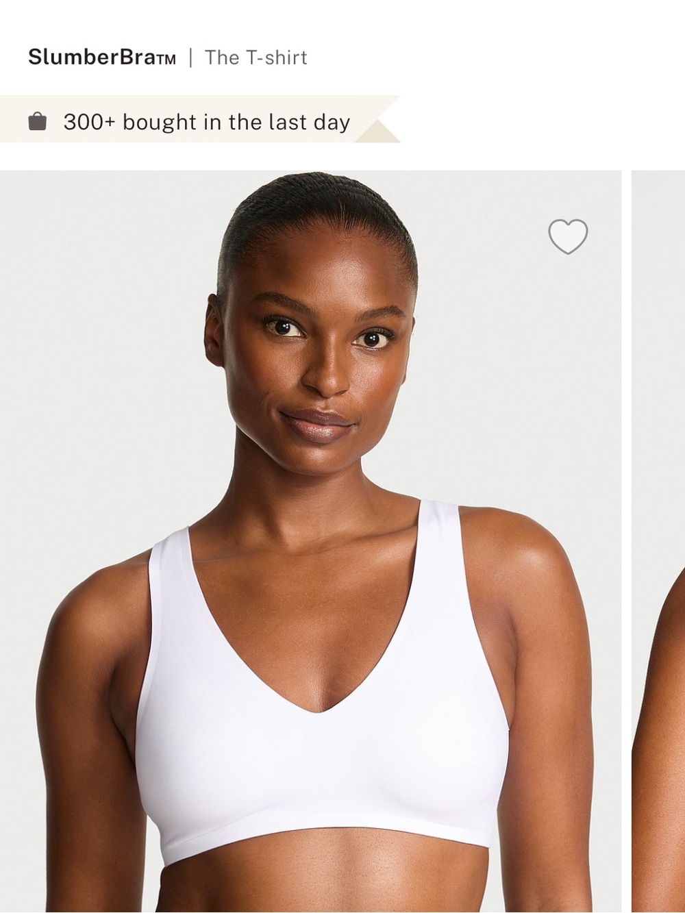 Victoria's Secret SlumberBra™ T-Shirt Bra White